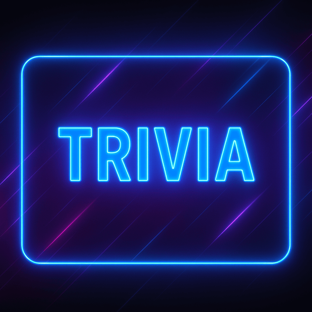 Trivia game card
